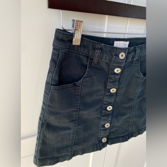 Sky & Sparrow Denim Button Down Skirt - Picture 2 of 7
